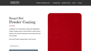 Smith Powder Coating - Bangel Red Powder Coating
