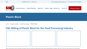 Solutions MFG - Plastic Block