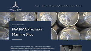 Spectrum Aero - Precision Machining for FAA PMA Parts