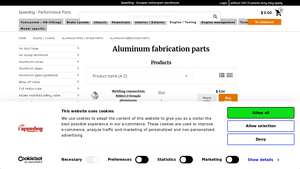 Speeding Parts - Aluminum Fabrication Components