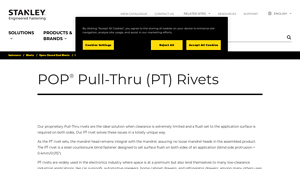 Stanley - Pop Pull Thru Rivets