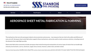 Stanron - Precision Aerospace Sheet Metal Fabrication
