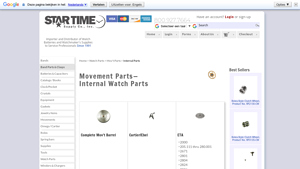 Star Time Supply - Internal Watch Parts