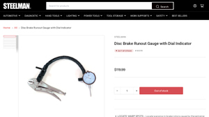 Steelman - Disc Brake Runout Gauge