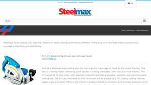 SteelMax - S7 7-1/4 Metal Cutting Circular Saw