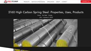 Steel Pro Group - 5160 High Carbon Spring Steel