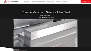 Steel Pro Group - Chrome Vanadium Steel