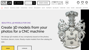 STL24 - Custom 3D Models for CNC