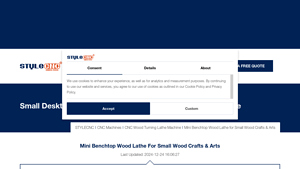 STYLECNC - Mini Benchtop Wood Lathe