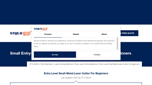 STYLECNC - Entry Level Small Metal Laser Cutter
