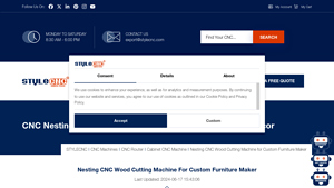 STYLECNC - S4 Nesting CNC Wood Cutting Machine