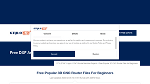 StyleCNC - Free 3D CNC Router Files