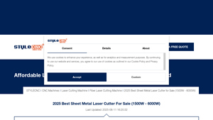 STYLECNC - ST-FC3015FM Sheet Metal Laser Cutter