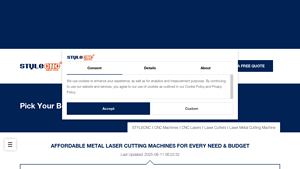 StyleCNC - Metal Laser Cutting Machine