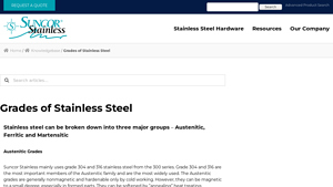 Suncor Stainless - Stainless Steel Solutions
