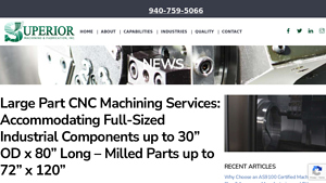 Superior Machining - Large Part CNC Services
