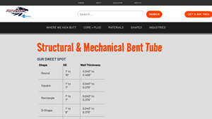 Superior Tube Products - CNC & Precision Tube Bending Services