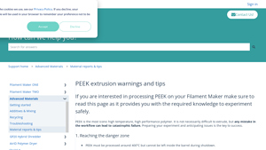 3Devo - PEEK Processing Guidelines