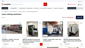 Surplex - Used Metal Laser Cutting Machines