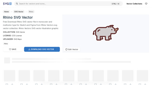 SVG Repo - Rhino Vector Icon