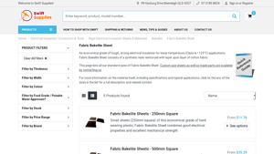 Swift Supplies - Fabric Reinforced Bakelite Sheets
