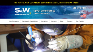 S&W Metal Products - Custom Sheet Metal Fabrication