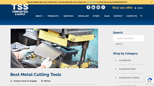 Tampa Steel - Cutting Tools Overview