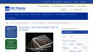Tap Plastics - Acrylic Sheets