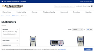 BK Precision - True-RMS Digital Multimeters