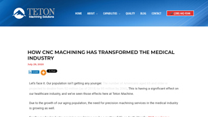 Teton Machine - Precision Medical Machining