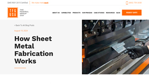 TFG USA - Sheet Metal Solutions