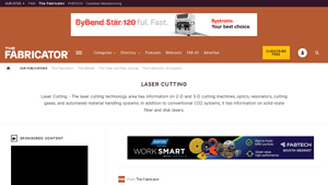 The Fabricator - Laser Cutting Technology