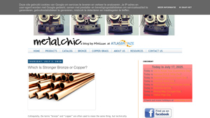 The Metal Chic - Copper & Bronze Alloys