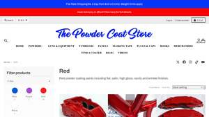 The Powder Coat Store - Red Powder Coating Paints