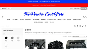 The Powder Coat Store - Black Powder Coating Paints