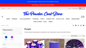 The Powder Coat Store - Purple Powder Coating Paints