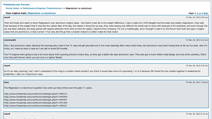 The Samba - Engine Cases Comparison
