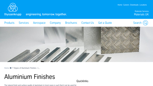 Thyssenkrupp - Aluminium Finishes