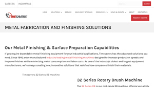 Timesavers LLC - 32 Series Rotary Brush Machine