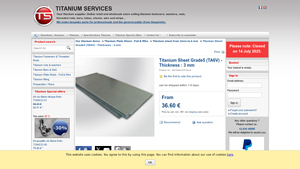 Titan Services - Titanium Sheet Grade 5