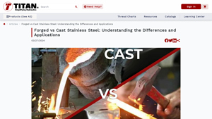 Titan Fittings - Forged and Cast Stainless Steel Solutions