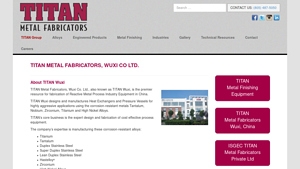 TITAN Metal Fabricators - Reactive Metal Equipment