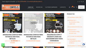 TodoCortes - Grabadora Láser de Fibra 50W
