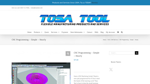 Tosa Tool - CNC Programming Services