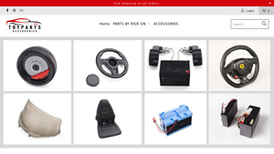 Toy Parts Accessories - Ride-On Model Parts