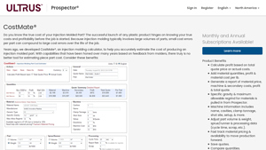 ULProspector - CostMate® Injection Molding Calculator