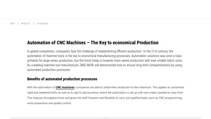 DMG MORI - Automation Solutions for CNC Machines
