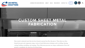 US Metalcrafters - Custom Sheet Metal Fabrication