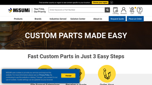Misumi - Custom Component Manufacturing