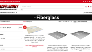 US Body - Fiberglass Auto Body Parts